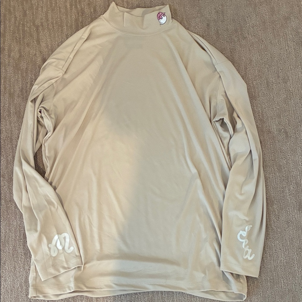 Men's Beige Long Sleeve Tee